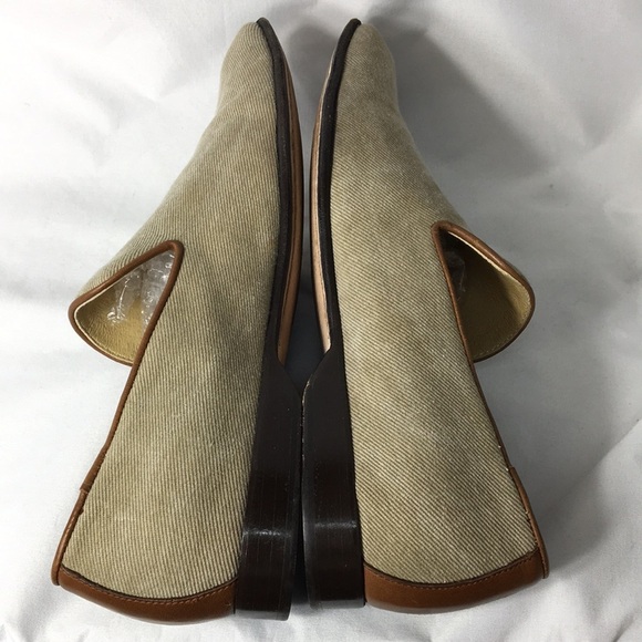 Donald J. Pliner Mens Fabric & Leather Slip-On Loafers Size 8 Like-NEW Condition - Picture 7 of 9